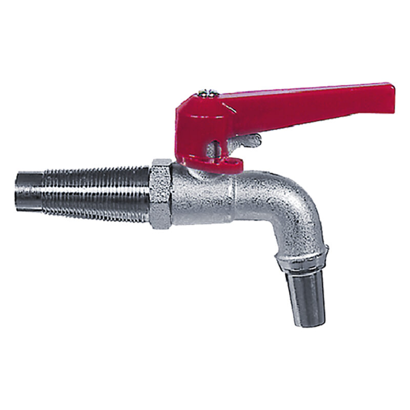 RUBINETTO A SFERA PER BOTTE IN LEGNO รธ int.14 - filet.24/18 mm - 3/8