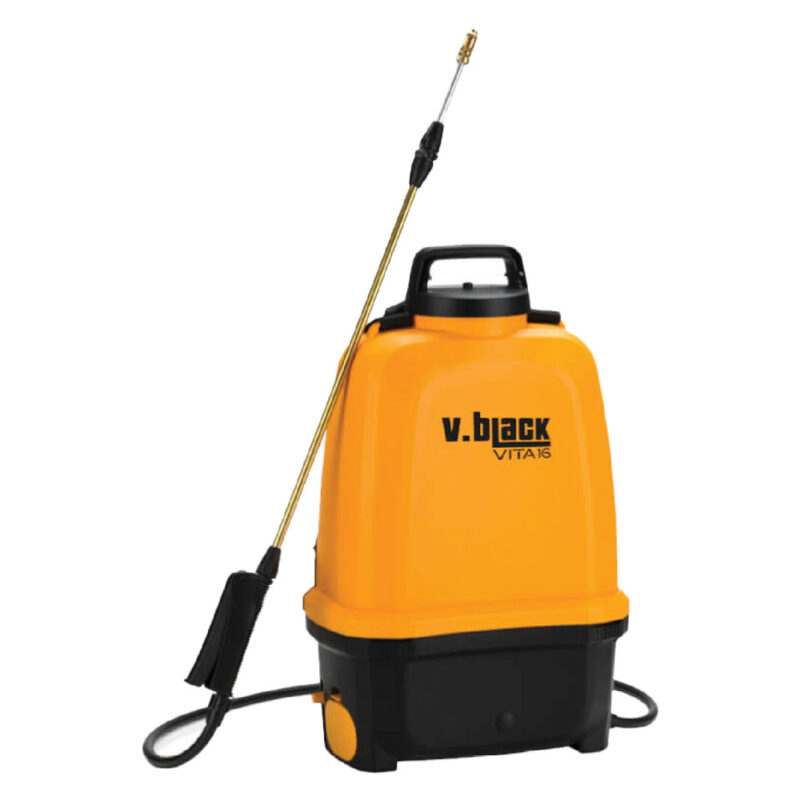 POMPA IRRORATRICE A BATTERIA 'V.BLACK VITA' Lt 12 - lancia alluminio