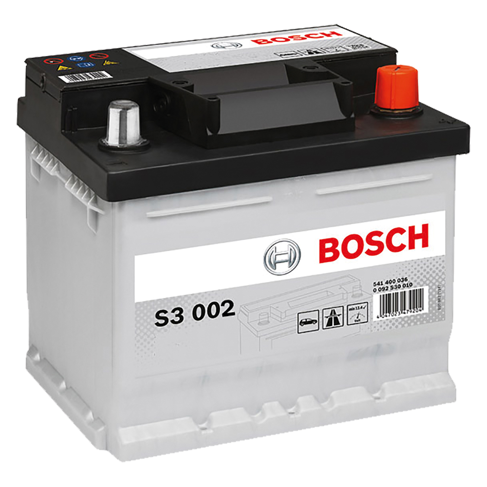 BATTERIA PER AUTO 'BOSCH' S3005 56 Ah dx - mm 242 x 175 x 190