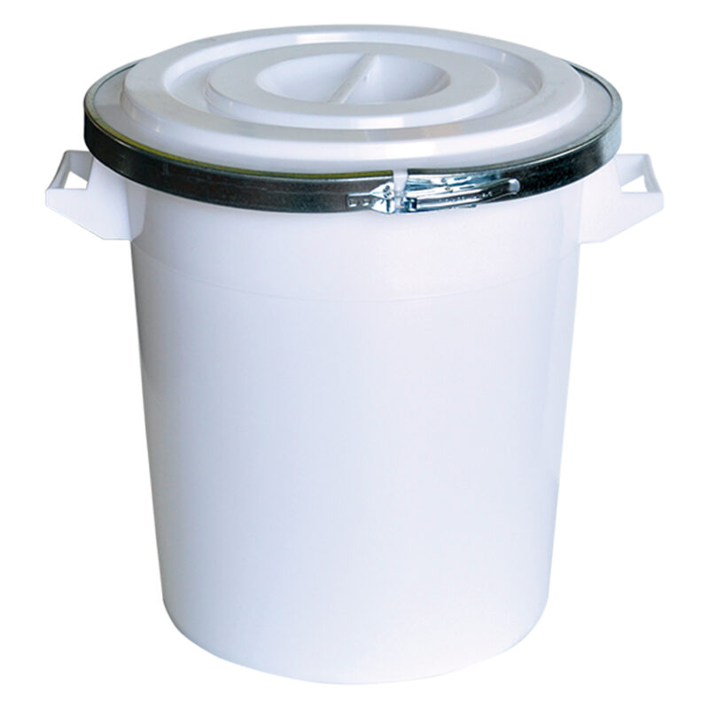 BIDONE INDUSTRIALE PER ALIMENTI Lt. 75 - ร cm.49