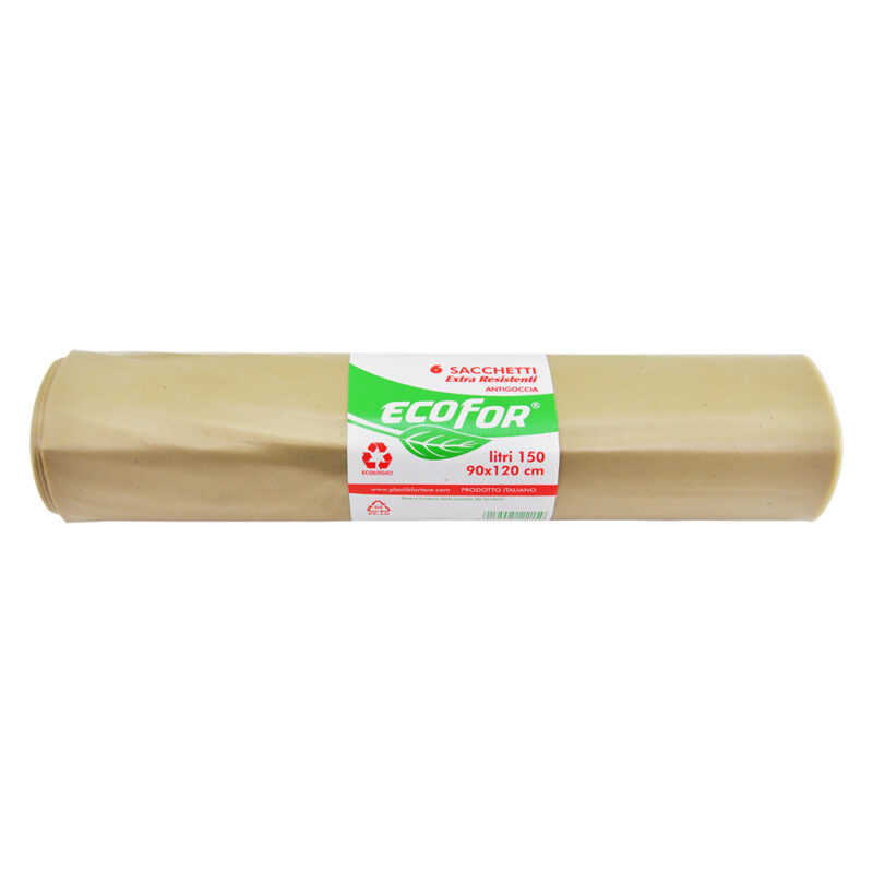 SACCHI PER NETTEZZA URBANA 'EXTRA STRONG' cm 90x120 - cf.6 pz - lt.150 - ambra