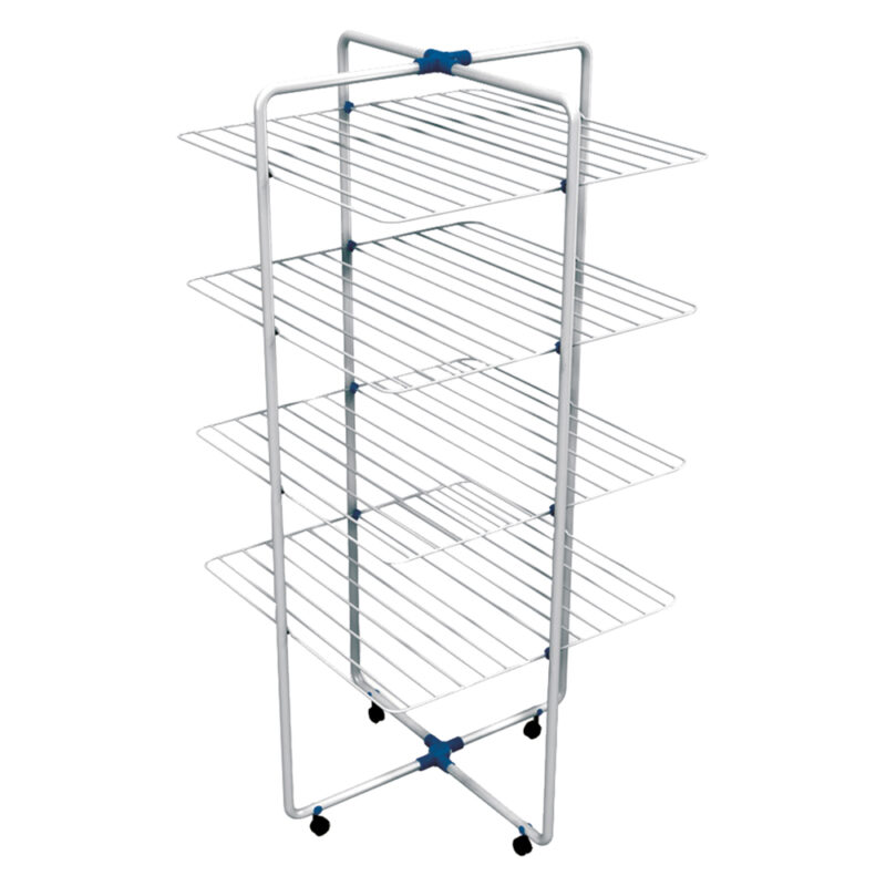 STENDIBIANCHERIA 'VIP 4' cm 71 x 71 x 168 (aperto)