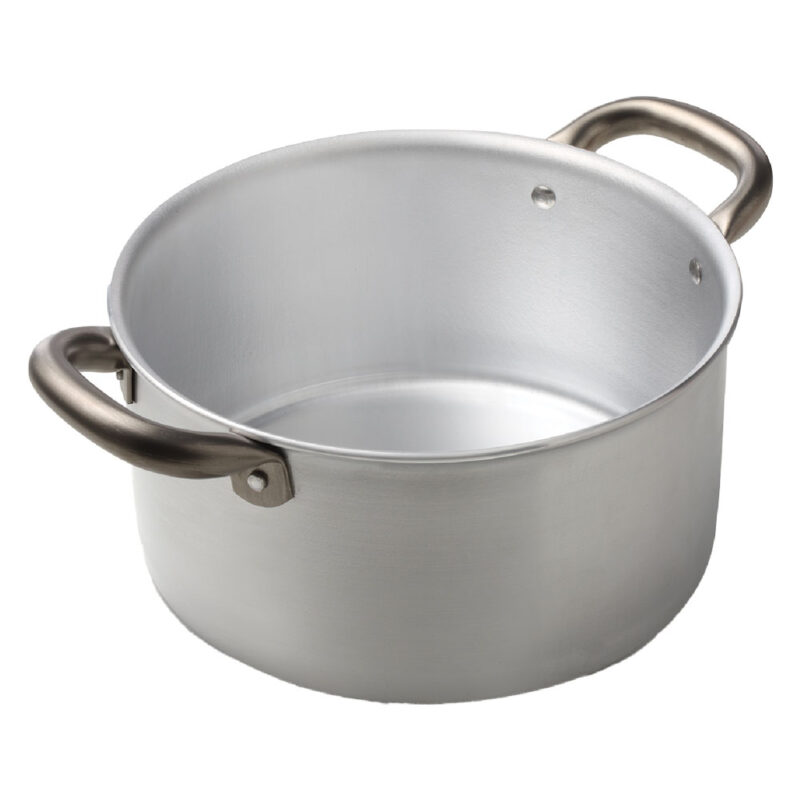 CASSERUOLA ALLUMINIO CON DUE MANICI 'PROFESSIONE CUOCO' ร cm. 16