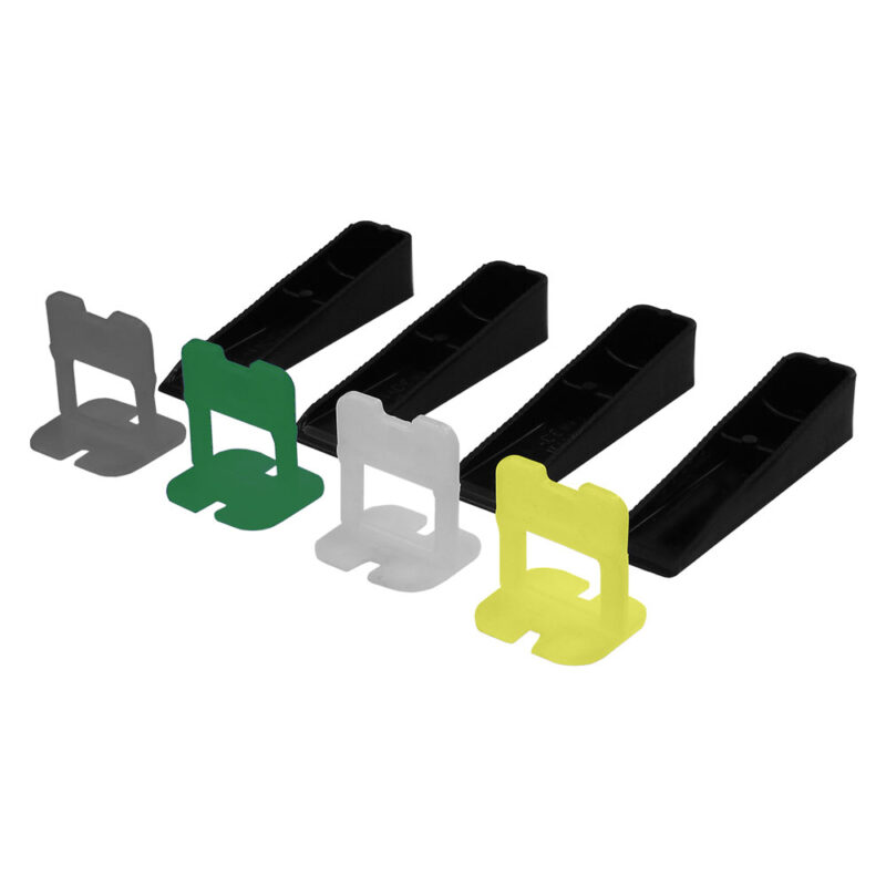 BASE LIVELLANTE CON FERITOIA PER CUNEO fuga 0,5 mm - colore verde