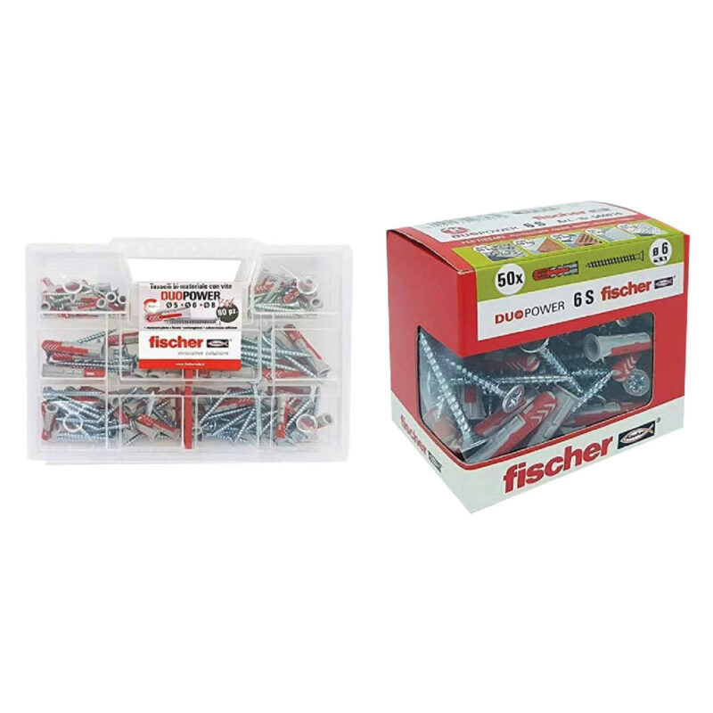 TASSELLO CON VITE 'DUOPOWER' IN SET set 80 pezzi