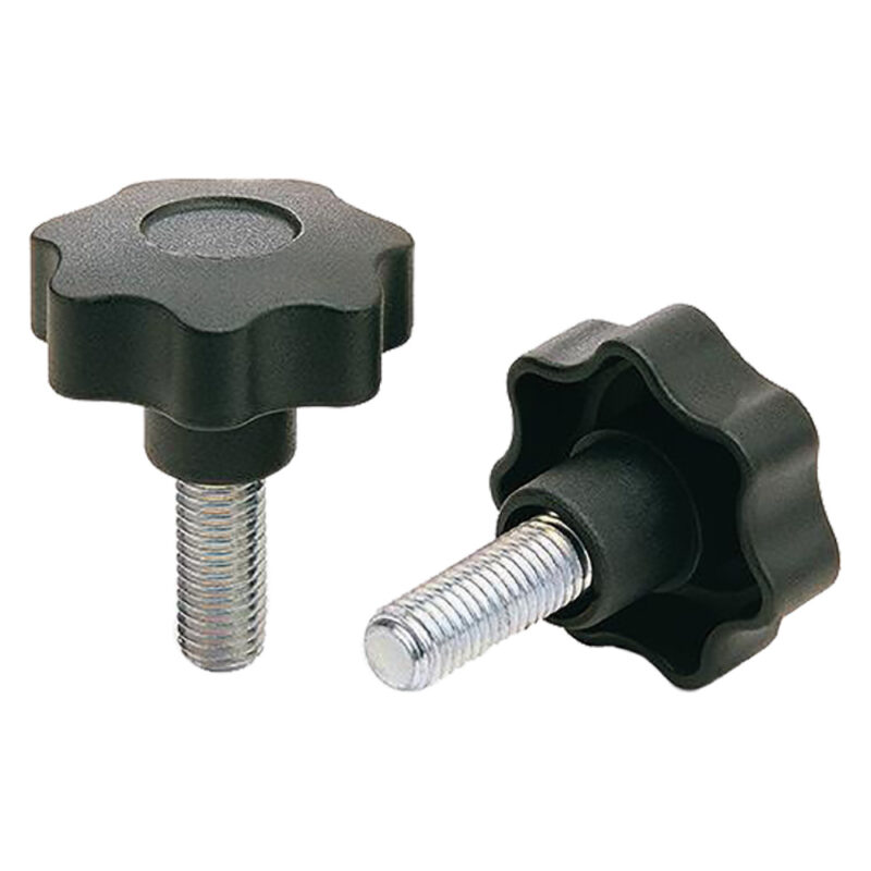 VOLANTINO CON PERNO FILETTATO M10 x 50 ร mm 40