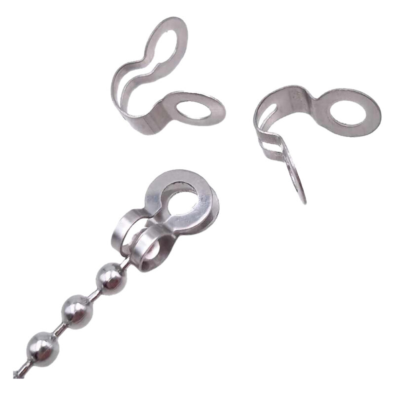 TERMINALE 'EASY' PER CATENA ร 3,6 mm / cf.25 pezzi - nichelato