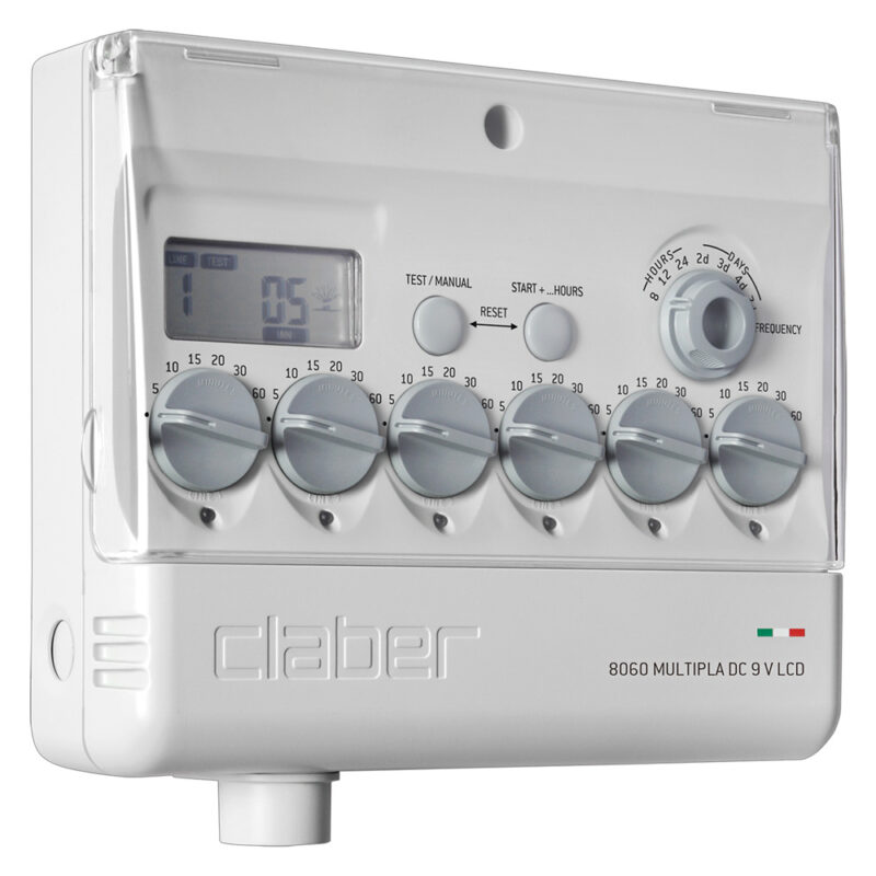 CENTRALINA PER IRRIGAZIONE 'MULTIPLA' Art. 8060 - 6 programmi blister