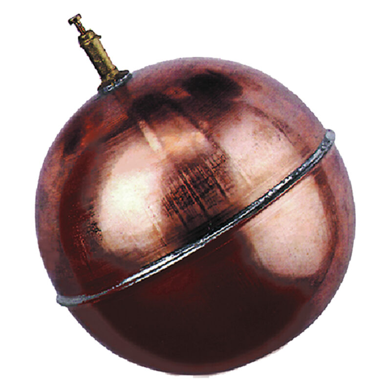 SFERA TONDA IN RAME ร 85