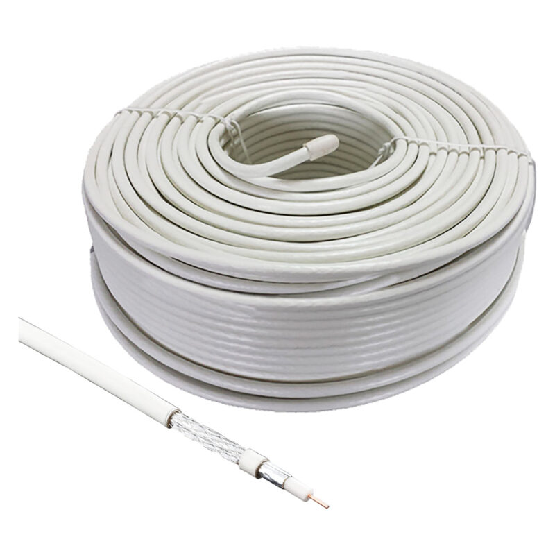 CAVO COASSIALE TV/SAT ร 5 mm ยฑ 0,15 mm x 100 metri