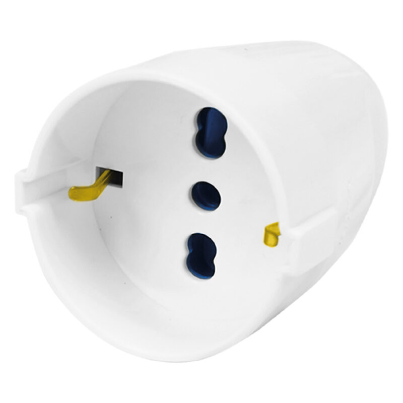 PRESA VOLANTE 'SCHUKO' art.CE36B - (scatola appendibile)