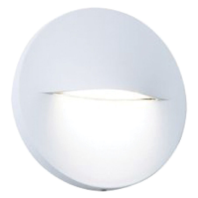 SEGNA PASSO TONDO 'OPEN' colore bianco - 3 watt