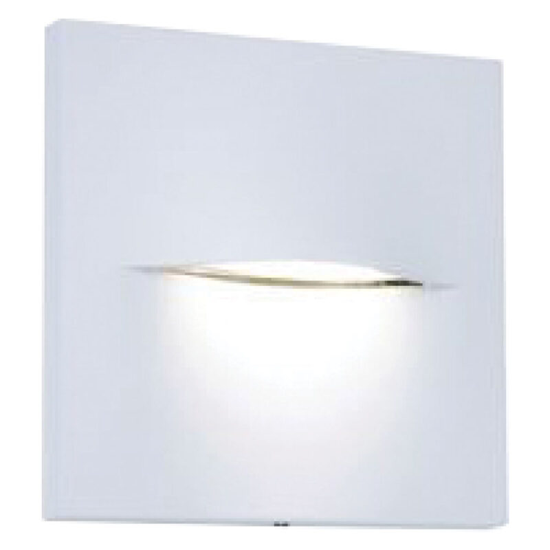 SEGNA PASSO QUADRO 'OPEN' colore bianco - 3 watt