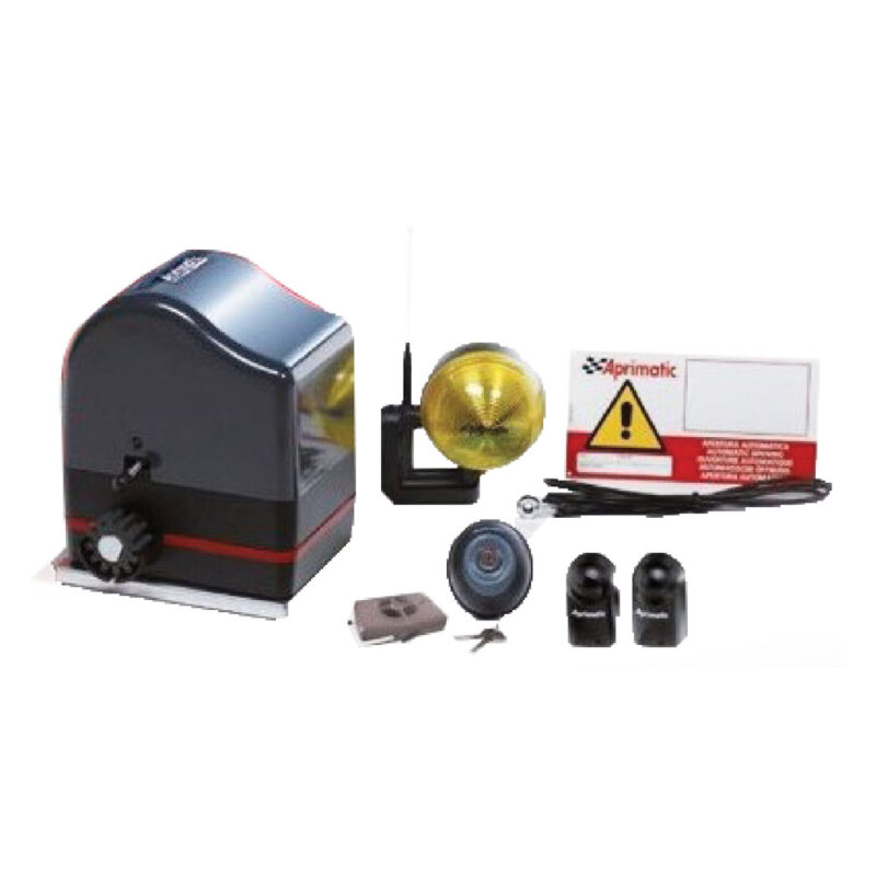 KIT AUTOMAZIONE CANCELLI ANTE SCORREVOLI 'HOCKENHEIM ONDA 624' peso anta max 600 kg (uso condominio max 400 kg)