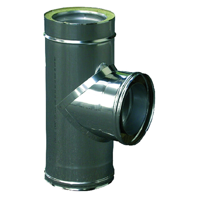 RACCORDO DOPPIA PARETE A 'T' 90ยฐ รธ cm 25/30