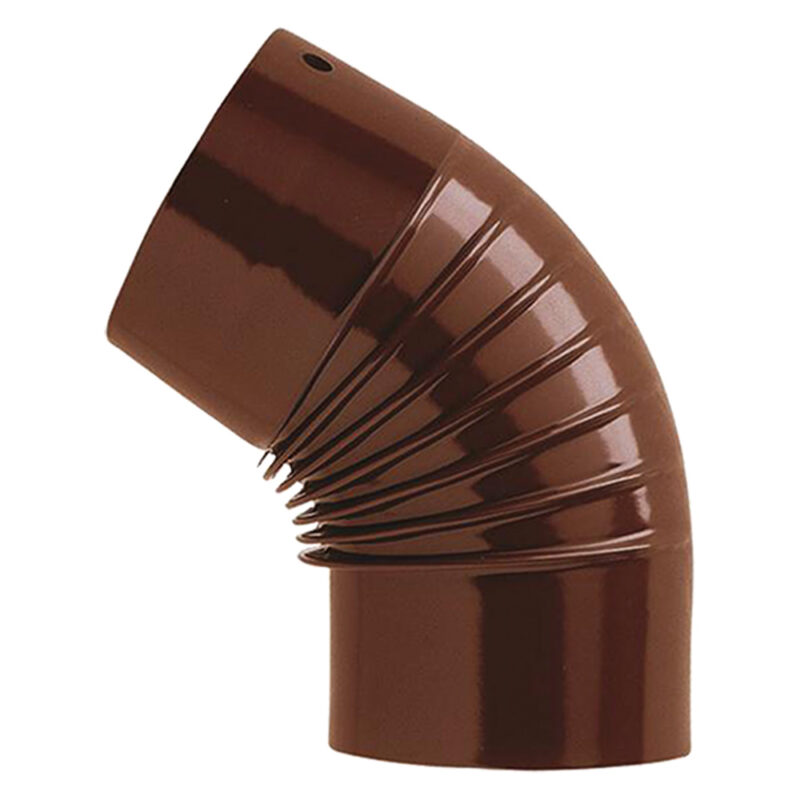 GOMITO SMALTATO รธ cm 10 45ยฐ marrone