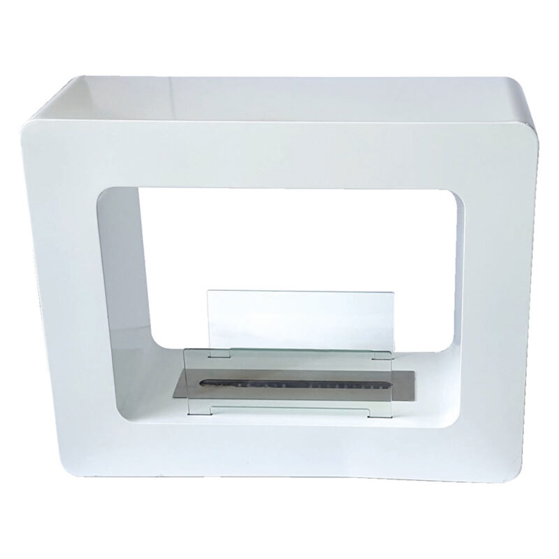 BIOCAMINO DA PAVIMENTO 'TIKAL' kw 3 - colore bianco