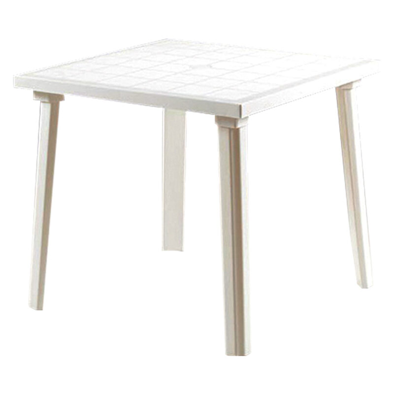 TAVOLO IN POLIPROPILENE 'WEEKEND' bianco