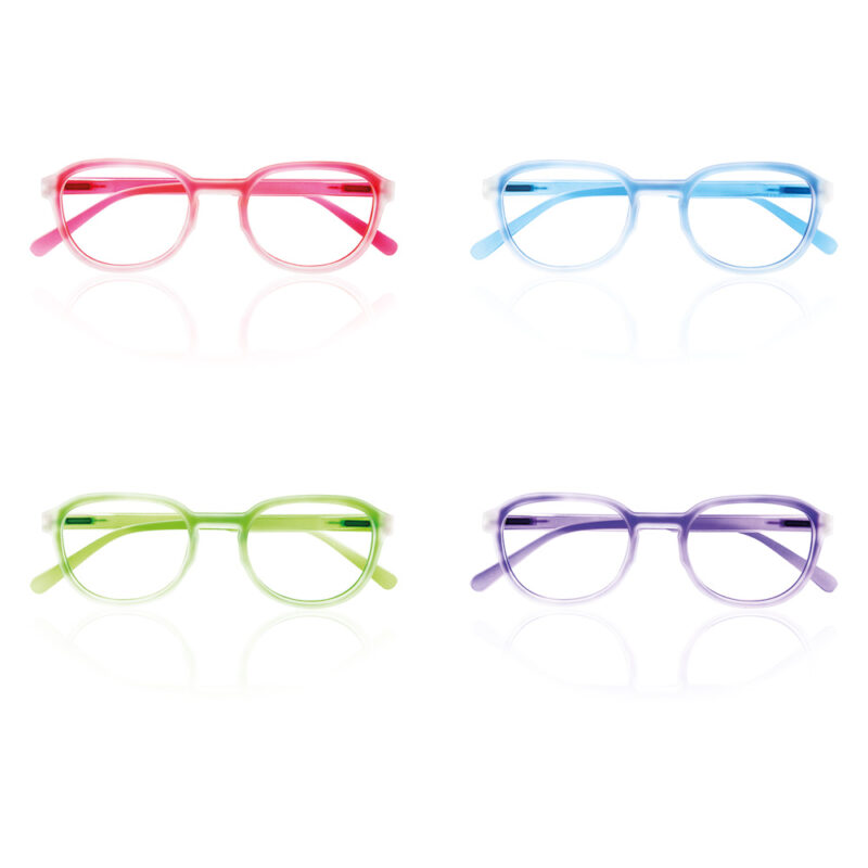 OCCHIALI PER LETTURA MODELLO 'MAINE' + 1,0 rosso