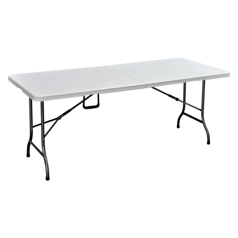 TAVOLO PIC NIC PIEGHEVOLE 'PARTY' cm 152 x 74,5 x h. 72 - colore bianco