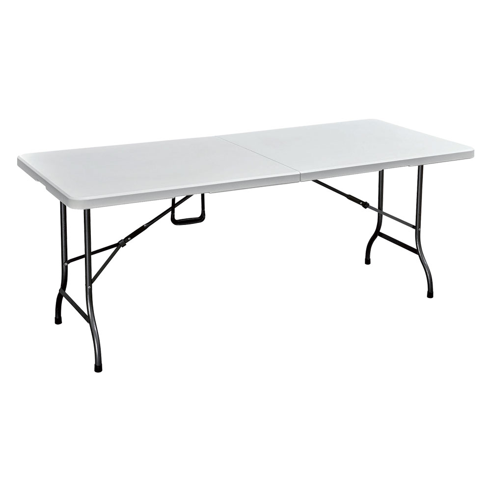 TAVOLO PIC NIC PIEGHEVOLE 'PARTY' cm 152 x 74,5 x h. 72 - colore bianco