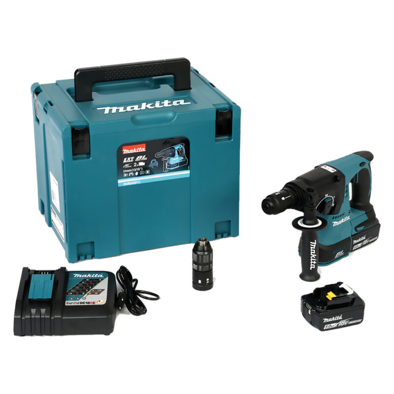 TASSELLATORE A BATTERIA 'DHR243RTJ-B' 18V - 2 x 5 Ah Litio