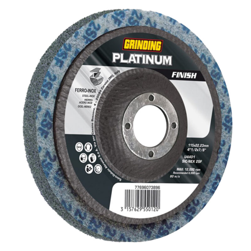 MOLA ABRASIVA PER FERRO/INOX รธ 115 x 22,23 mm