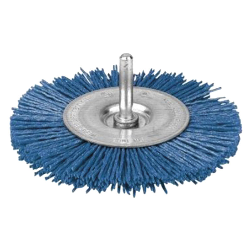 SPAZZOLA CIRCOLARE PER TRAPANO รธ mm 100 - grana 180