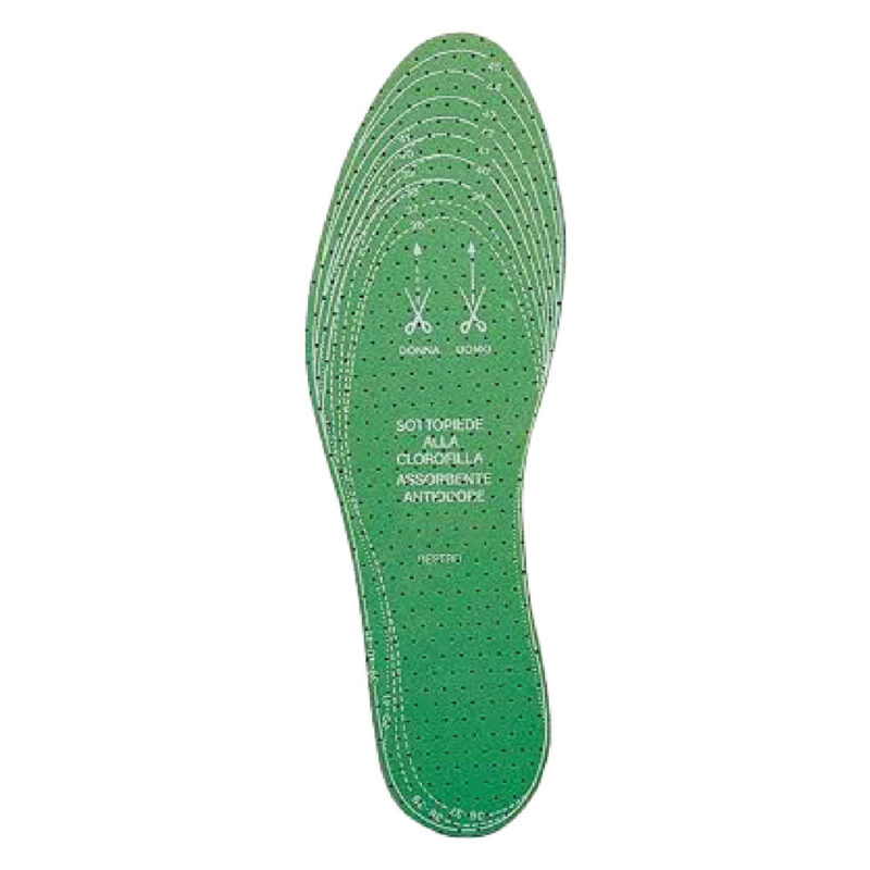SOLETTA PER SCARPE 'CLOROFILLA' Taglia 35-46
