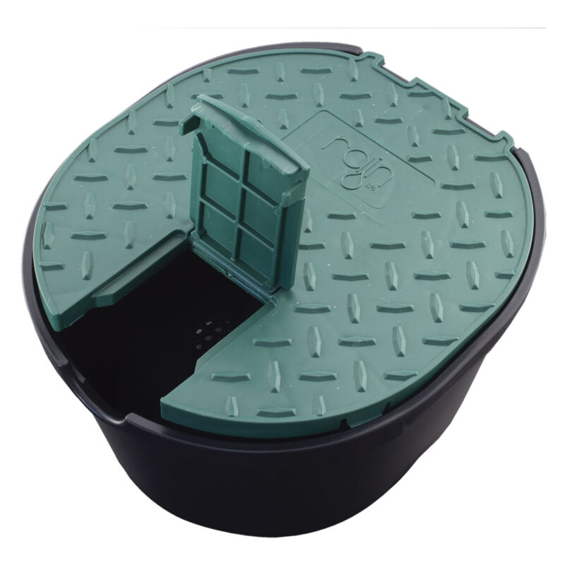 POZZETTO CIRCOLARE CON COPERCHIO ø cm 16,8 x 14,9 - H 11,6