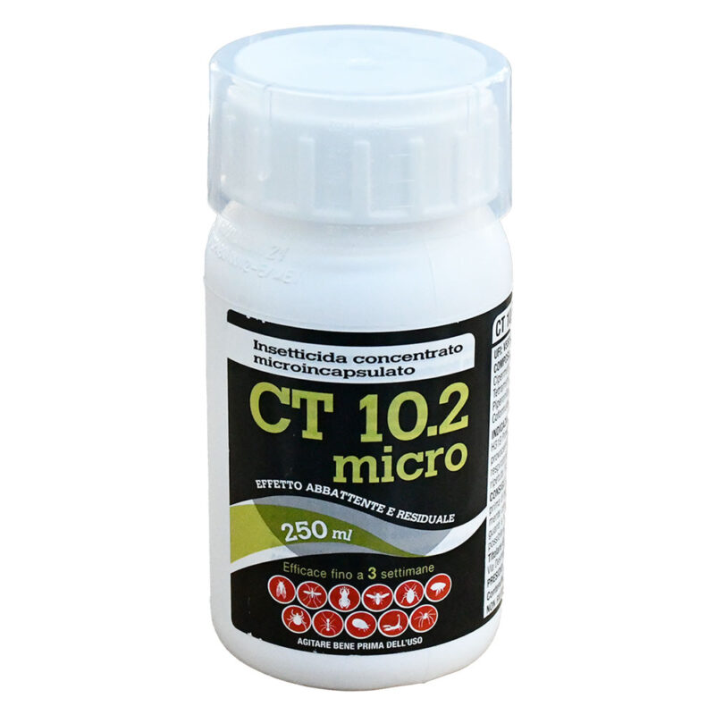 INSETTICIDA LIQUIDO CONCENTRATO MICROINCAPSULATO 'CT 10.2 MICRO' ml 250