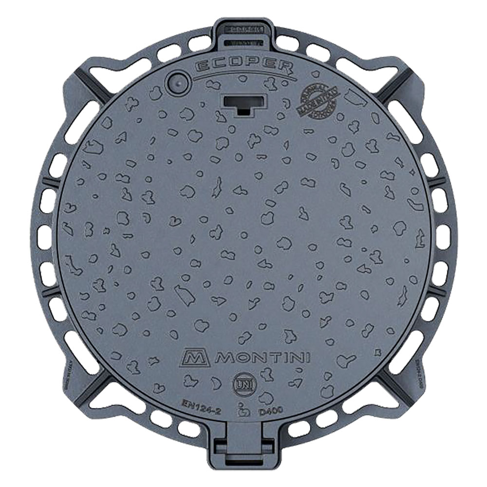 CHIUSINO IN GHISA CLASSE D400 ECOPER T - 85 - botola 65 cm / Kg 51