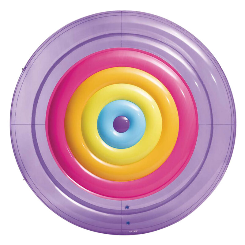 MATERASSINO GONFIABILE ISOLA 'RAINBOW FIESTA ISLAND' cm 201 x  24