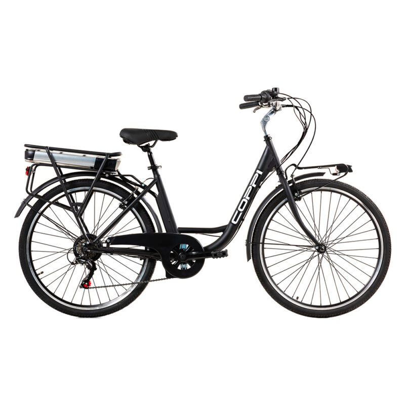 BICICLETTA ELETTRICA 'RIVIERA' COPPI 250 W - ruote da 26 - bianca