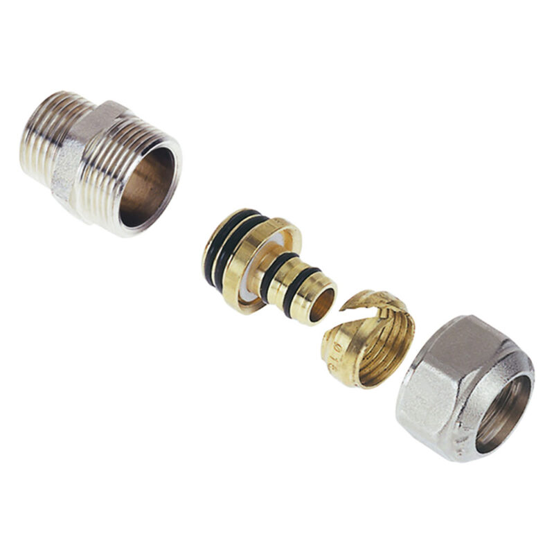 RACCORDO A STRINGERE DIRITTO 'ART. 531 / 541 / 591' 'art.531' - 16 x 1/2 - maschio