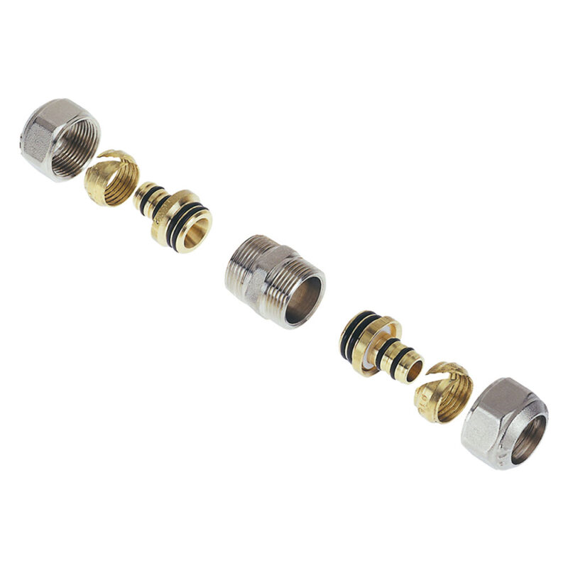 RACCORDO A STRINGERE DIRITTO DOPPIO 'ART. 530 / 540' 'art.530' - 16 x 16