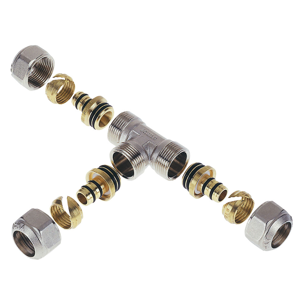 RACCORDO A STRINGERE A 'T' 'ART. 536 / 546' 'art.536' - 16 x 16 x 16