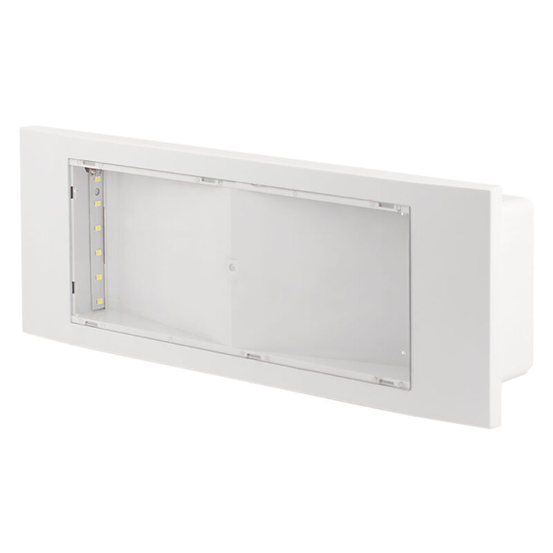 LAMPADA EMERGENZA DA PARETE 'SE' '300 SE' 2W / led - cm.29,3 x 10,2 x 5,5 - 130 lumen