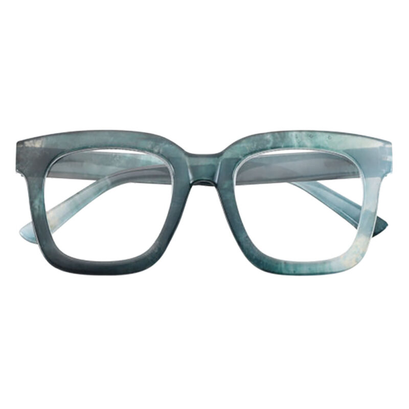 OCCHIALI PER LETTURA MODELLO 'SOUTH CAROLINA VERDE MARMORIZZATO' + 1,0