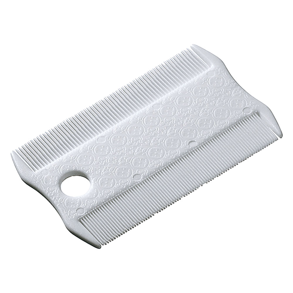 PETTINE ANTIPULCI DOPPIO 'GRO' cm 8,5 x 5,3 x h.0,3