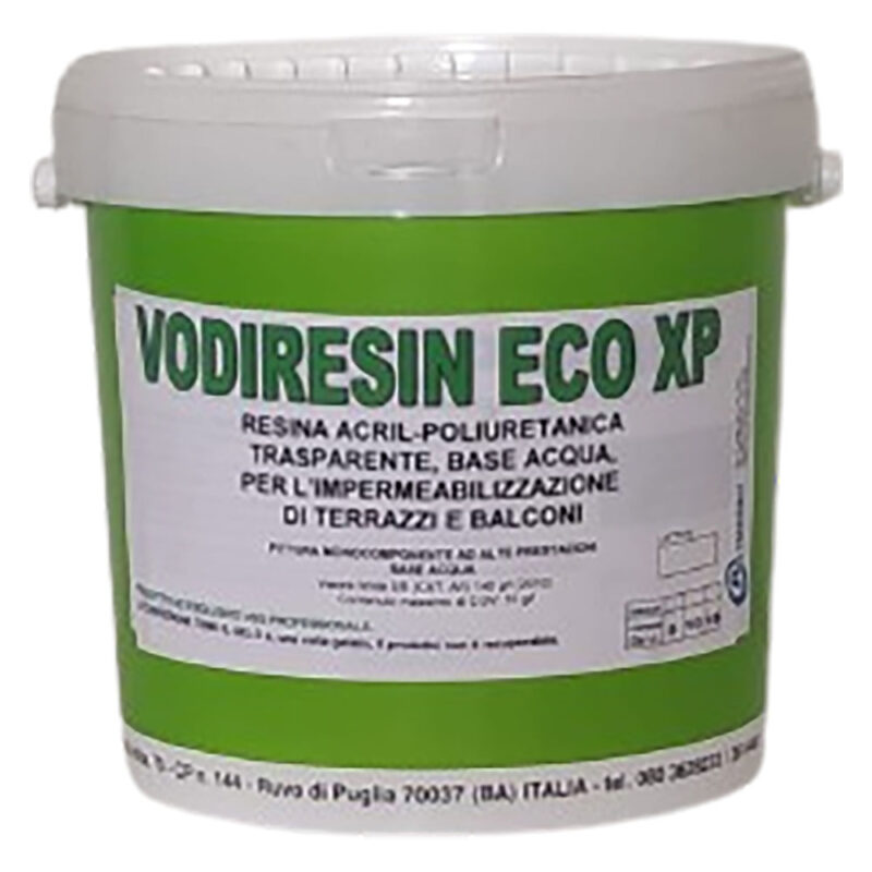 RESINA ACRILPOLIURETANICA FILMANTE 'VODIRESIN ECO' lt. 5 - trasparente