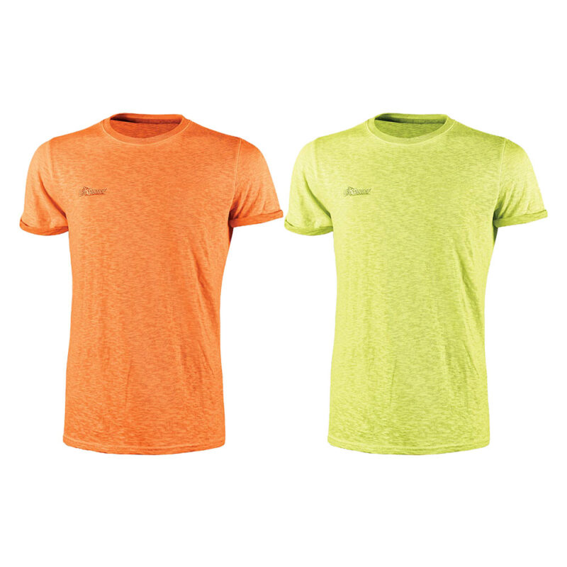 MAGLIA A GIROCOLLO 'FLUO' taglia M - orange fluo