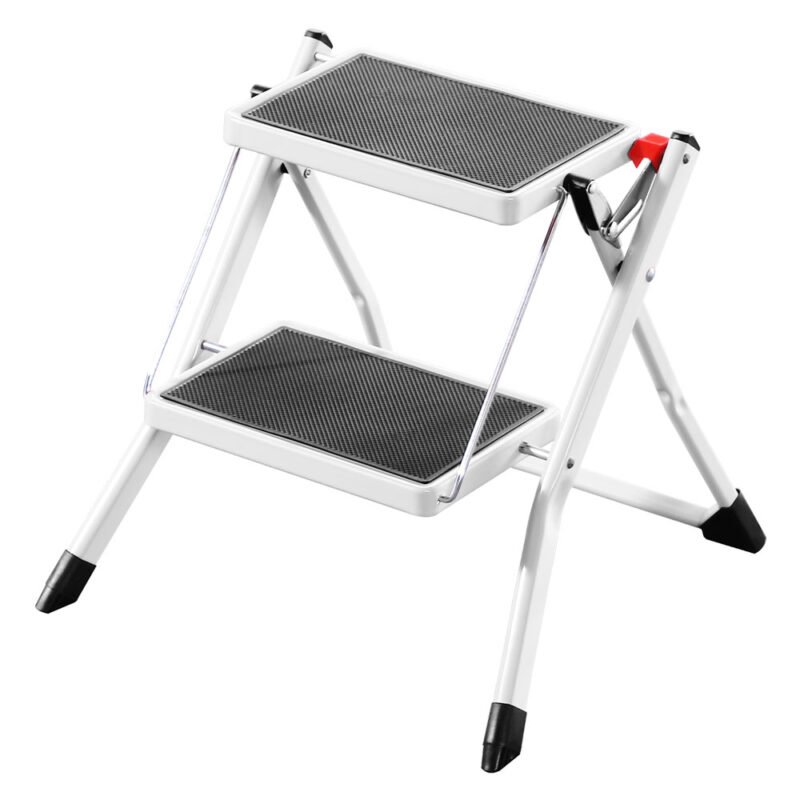 SGABELLO APRIBILE GRADINO CON TAPPETINO 'KLOSE' 2 gradini - aperto cm. 49 x 48,8 x h.44,5