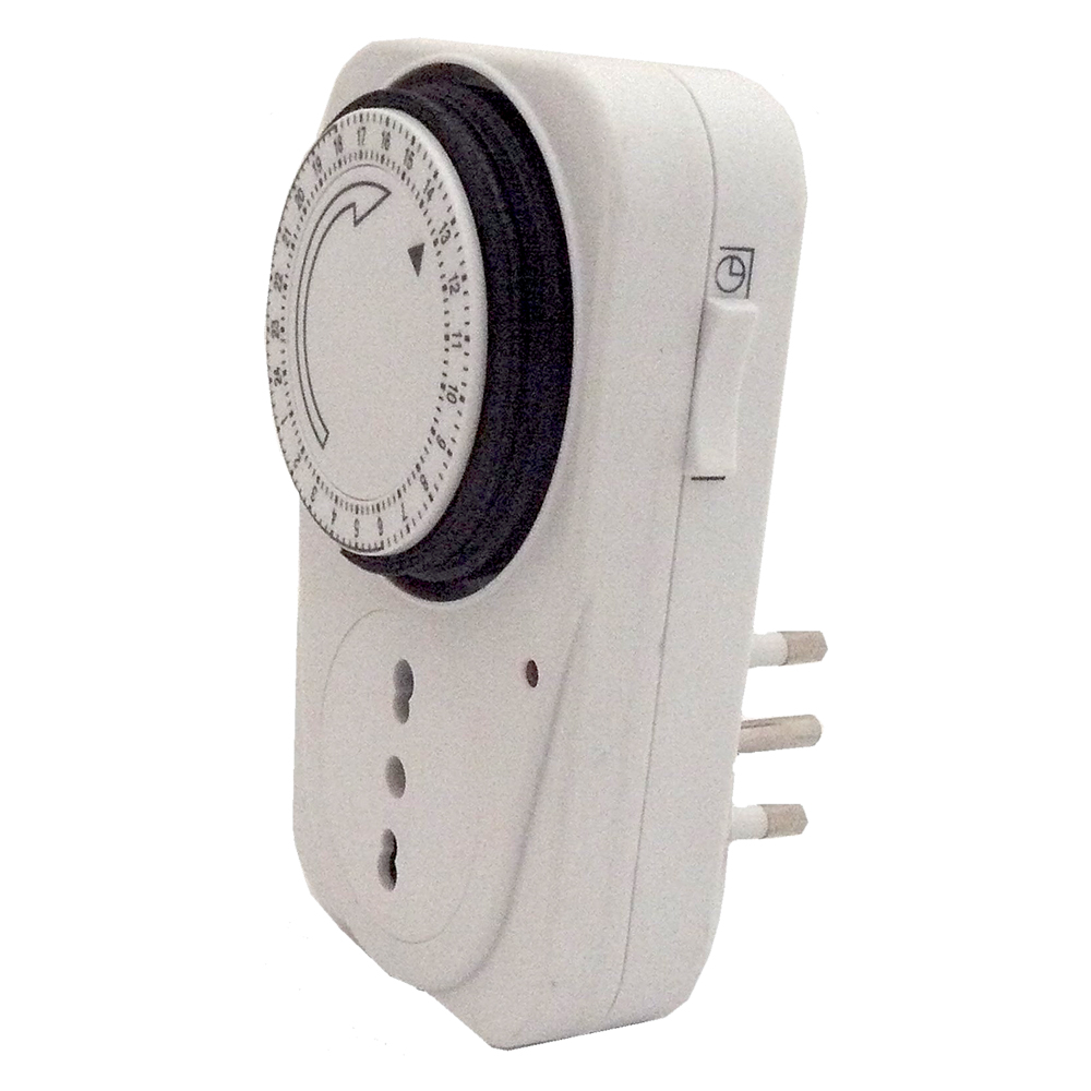 PRESA TEMPORIZZATA 'SETTIMANALE' spina + presa 10/16A