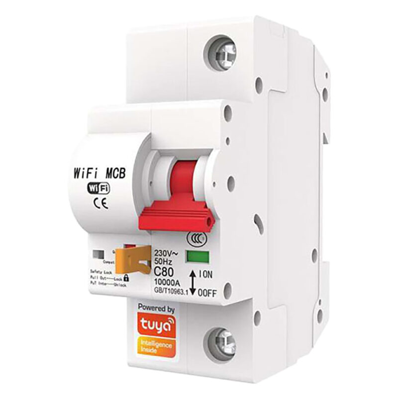INTERRUTTORE MAGNETOTERMICO MODULO WI-FI 'C40 SMART TUYA' 1P+N - 40A
