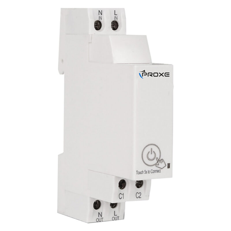 RELE' MULTIFUNZIONE DA GUIDA DIN 'SMART TUYA' contatto 1NO (SPST-NO)