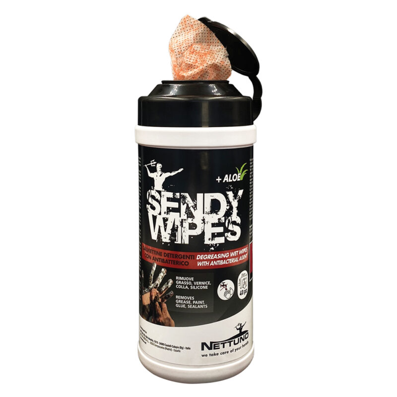 SALVIETTE UMIDIFICATE 'SENDY WIPES' 80 salviette - cm 19,5 x 26