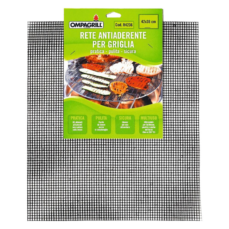 RETE ANTIADERENTE PER GRIGLIARE cm 42x36