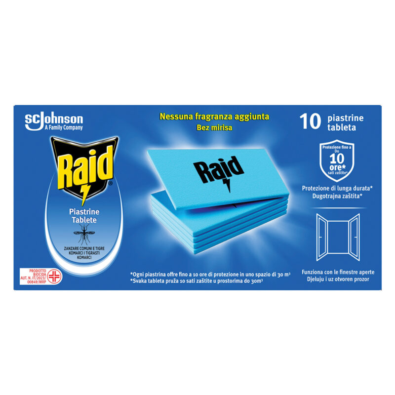 ANTIZANZARE PIASTRINE RICARICA 10 pezzi