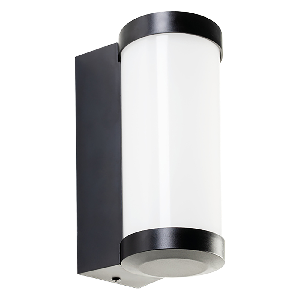 APPLIQUE LED 'ROLLO' 3+3 W 425 lumen / 4000K - nero
